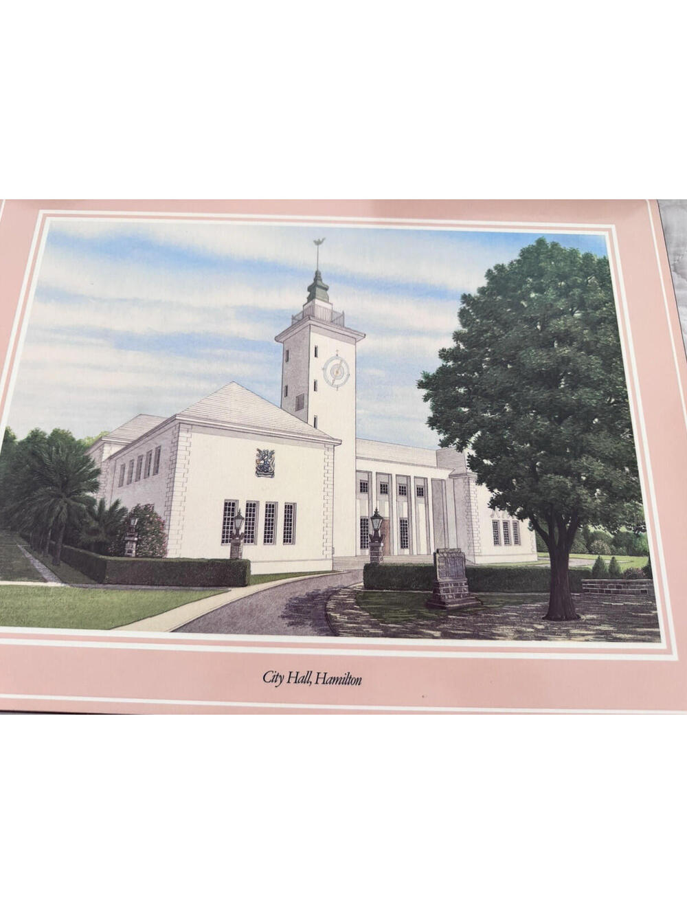 VTG PIMPERNEL 6 Bermuda Scenes Cork Back 15.5 x 12.5 Placemats Landmarks